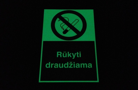 Rūkyti draudžiama